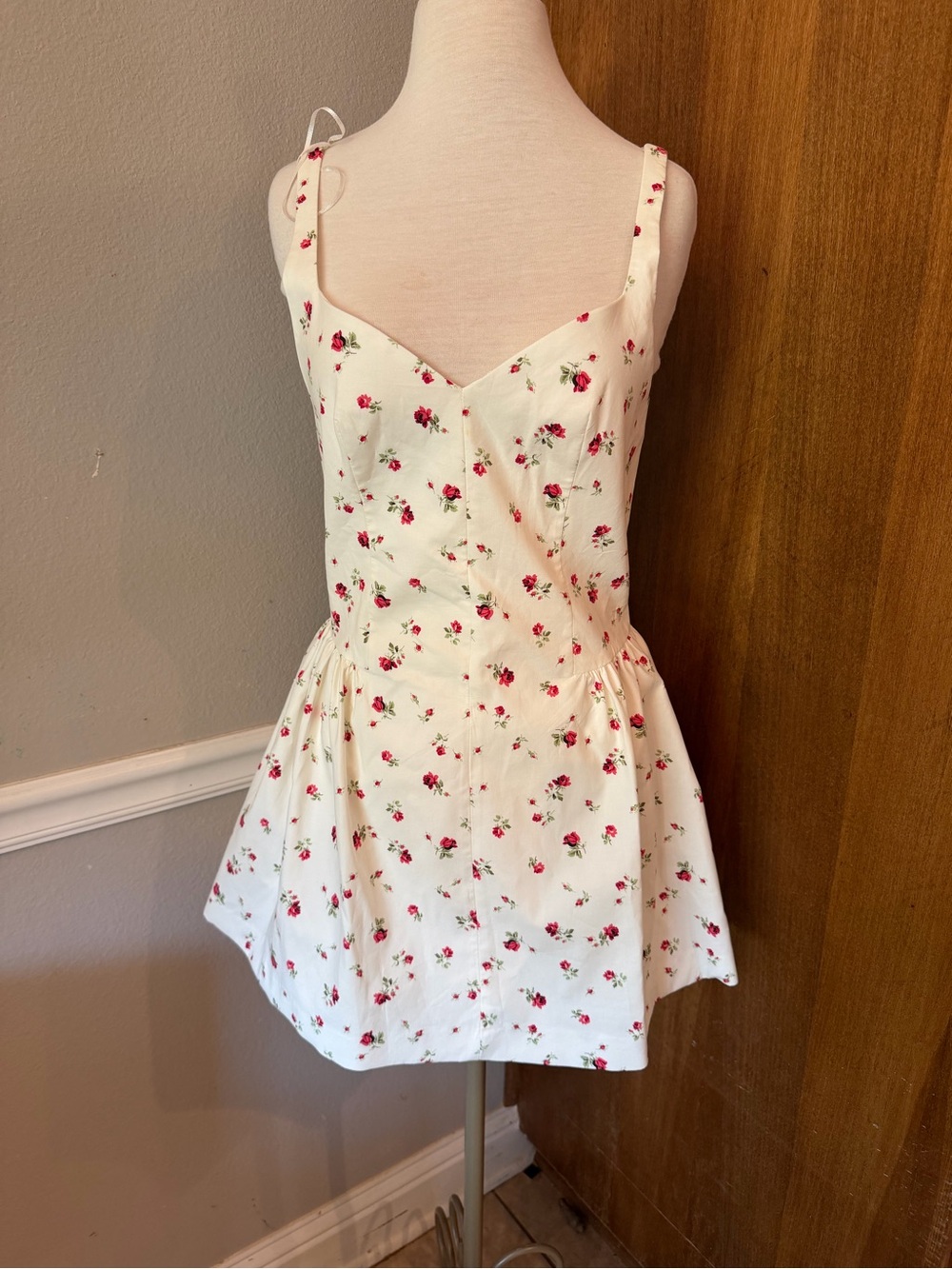 Zara Fit and Flare Floral Mini Dress NWT